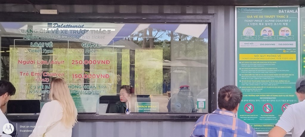 Datanla waterfall , da lat, vietnam