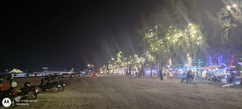 Kampot riverside, Cambodia