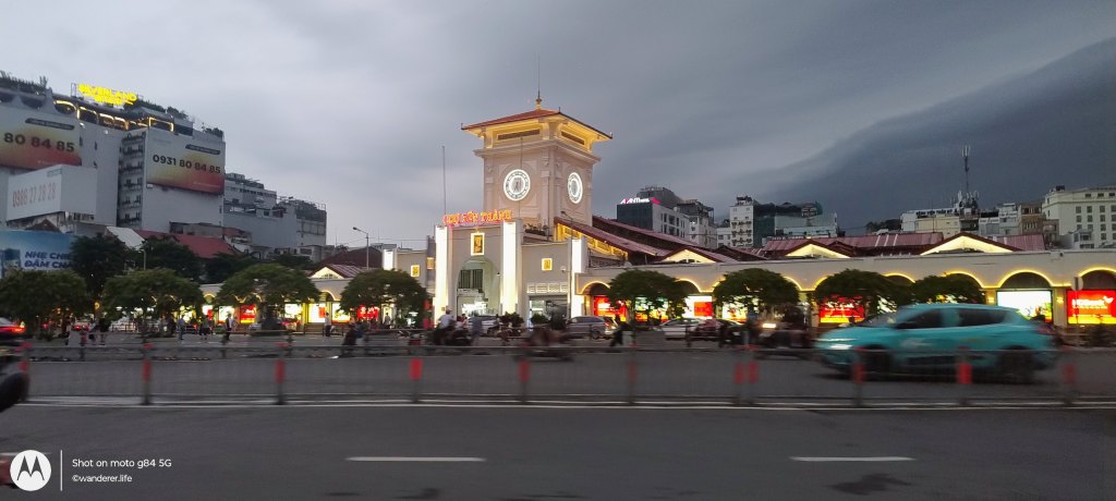 Walking street, central post office, Ho chi minh city, saigon, vietnam