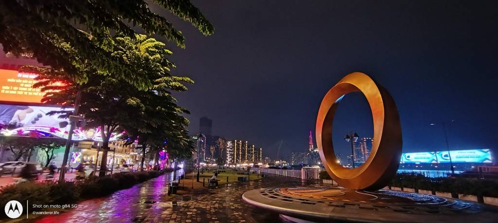 Walking street, central post office, Ho chi minh city, saigon, vietnam