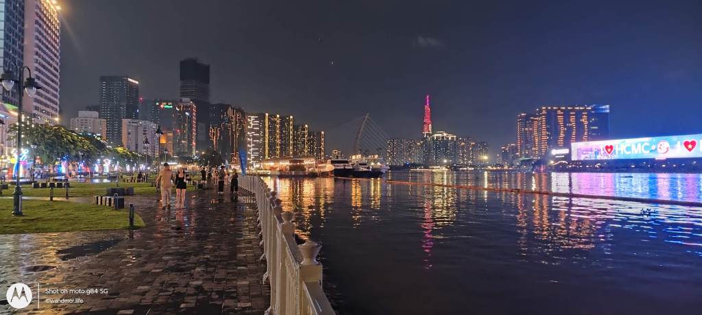 Walking street, central post office, Ho chi minh city, saigon, vietnam