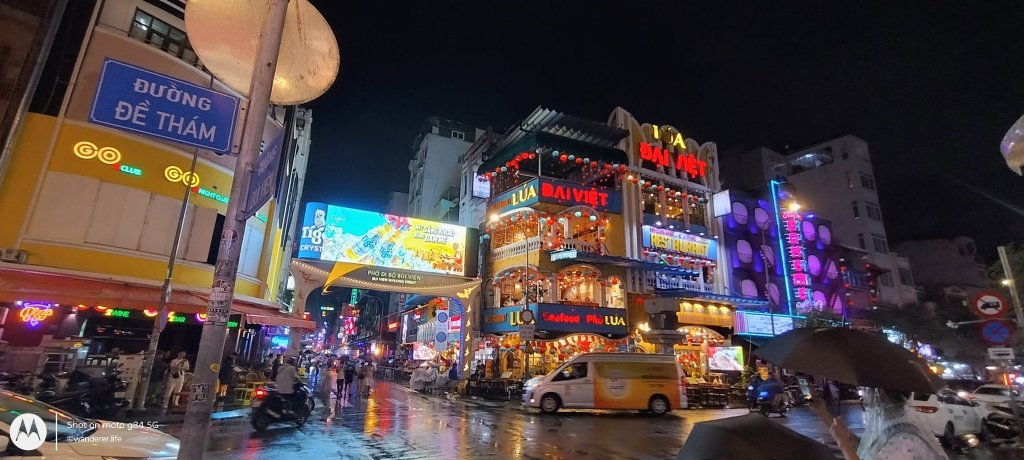 Bui Vien Walking Street, Ho chi minh city, saigon, vietnam