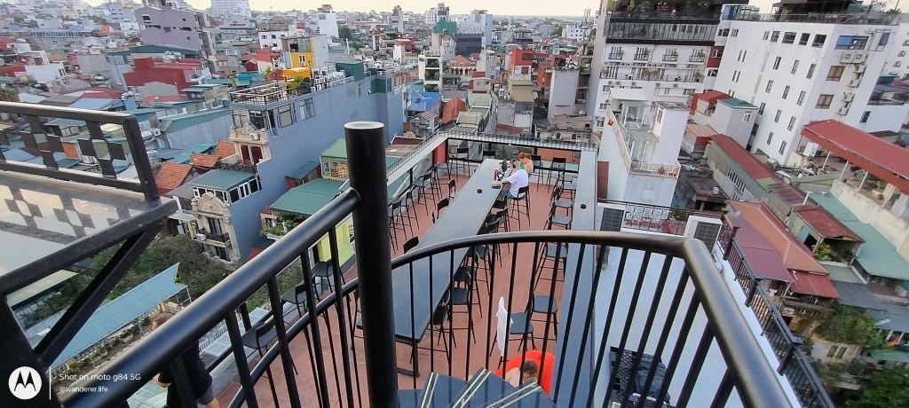 Lake view Backpackers Hostel and Rooftop Bar Hanoi vietnam