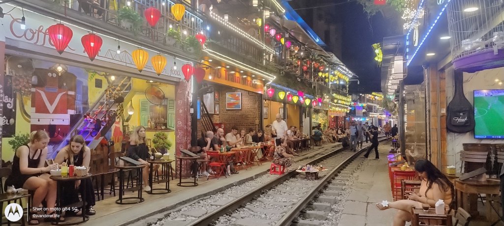 train street, hanoi, vietnam